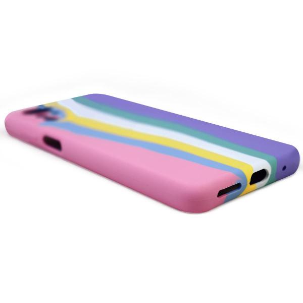 Imagem de Case Capinha Aveludada Compatível Moto G22 Xt2231 6.5 Arco Iris Candy - Luiza Cell25