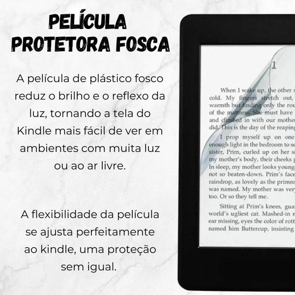 Imagem de Case Com Alça Para Kindle 12 Básico 6.0 (Rs23Cv) + Película