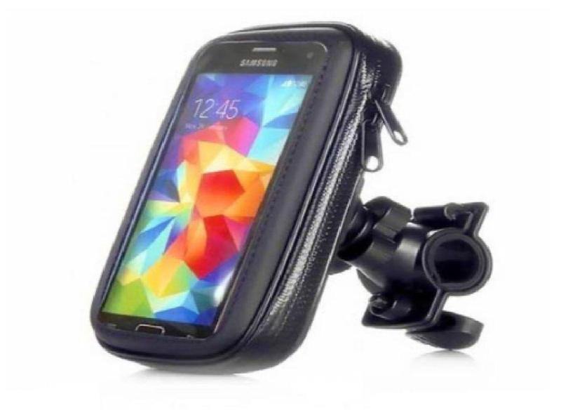 Imagem de Case de Celular Impermeável Suporte Guidão De Bicicleta 5.5 polegadas - Univeral