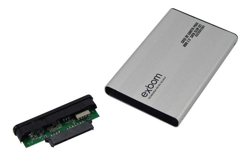 Imagem de Case De Gaveta Usb 2.0 Hdd 2.5 Sata Externo Cghd-10 Exbom