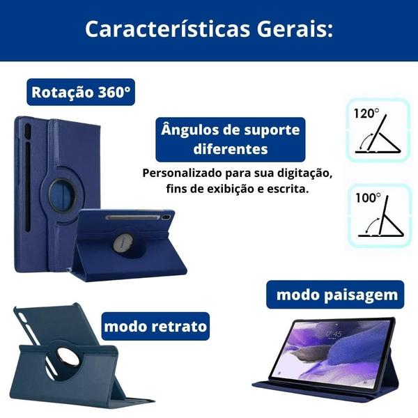 Imagem de Case De Proteção Compatível Para Galaxy Tab S8 Plus + Caneta