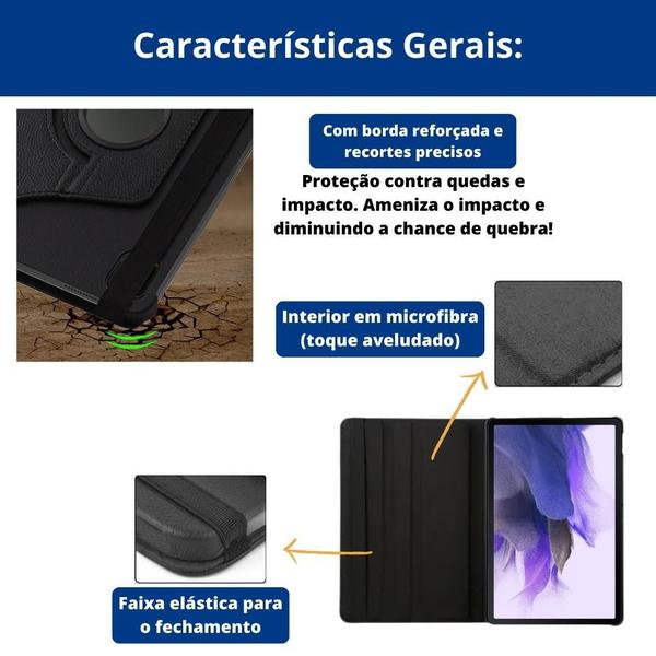 Imagem de Case De Proteção Compatível Para Samsung Galaxy Tab S8 Plus