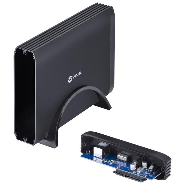 Imagem de Case Externo Para Hd 3.5" Usb 3.0 Tipo B Com Chave I/o Preto - Ch35-30o