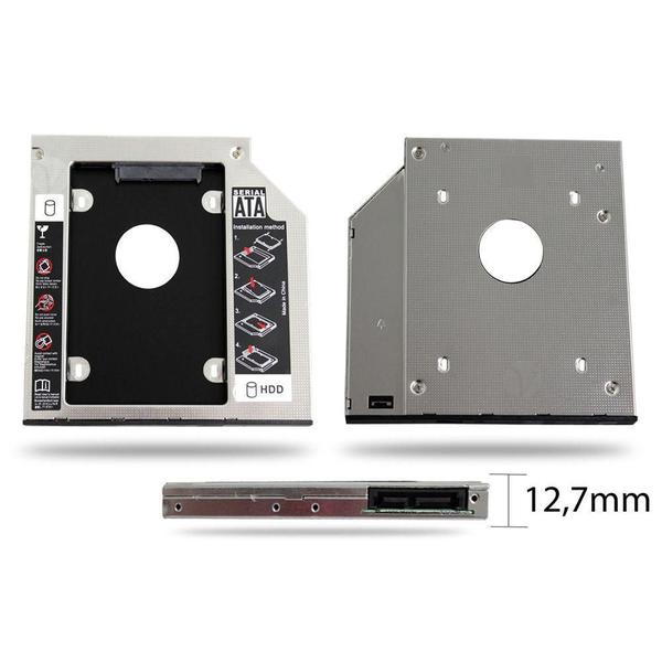 Imagem de Case Gaveta Adaptadora Para Hd Ssd Second Hdd Caddy 12,7Mm