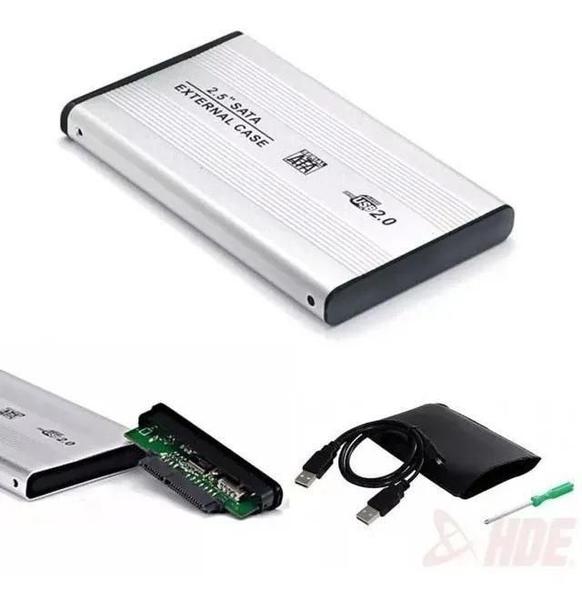 Imagem de Case Gaveta Hd Externo 2.5 Sata Usb Notebook Pc Slim Hdd Ssd