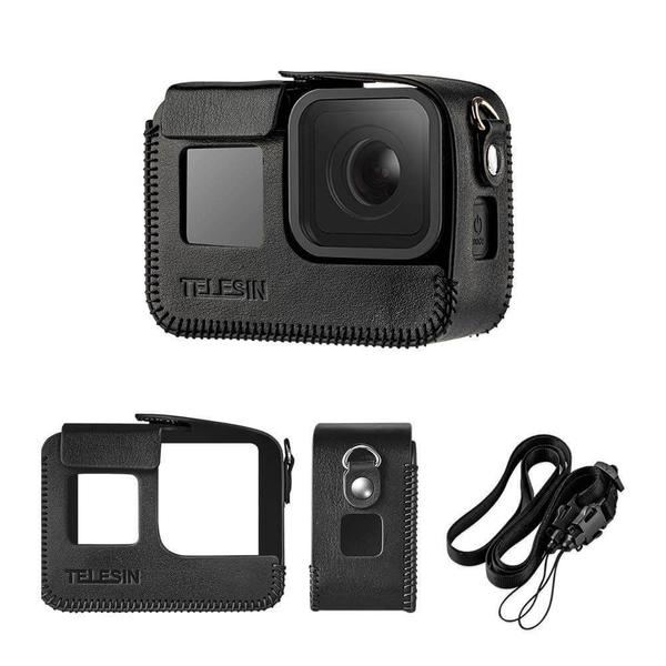 Imagem de Case GoPro Hero 8 Black em Material Sintético com Cordão Pescoço Telesin