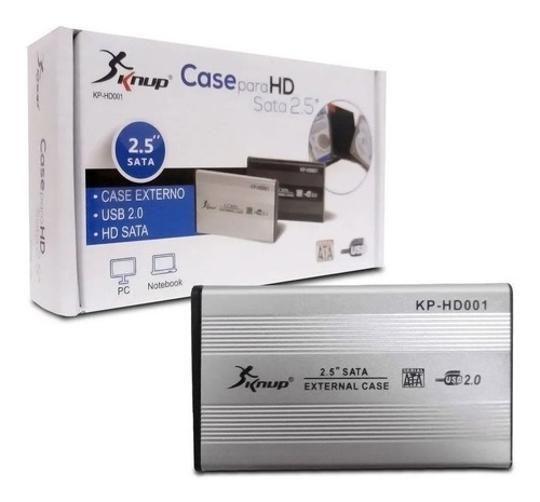 Imagem de Case Hd 2,5 Sata Notebook Usb 2.0 Gaveta Alumínio Externo