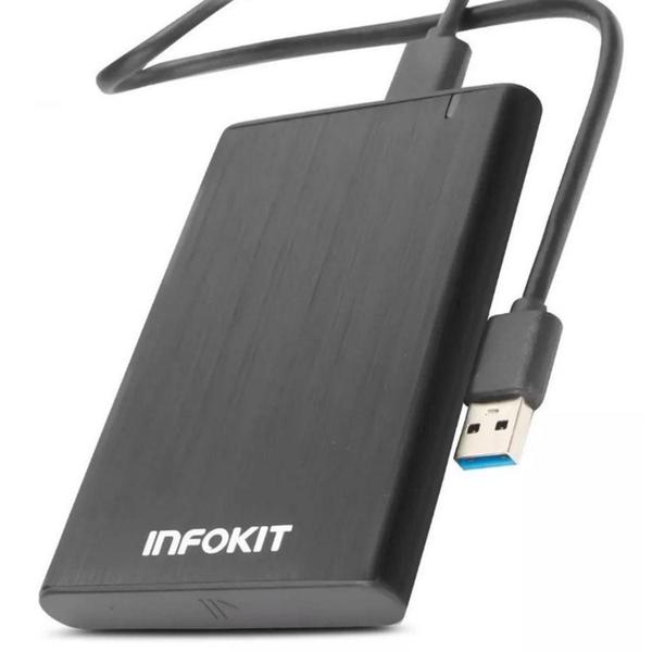 Imagem de Case Hd Externo Usb 3.0 Notebook 2.5 Gaveta Slim Hd Sata