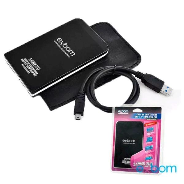 Imagem de Case Hd Ssd Externo Note Sata 2.5 Usb 3.0 Gaveta Hd 5 Gbps