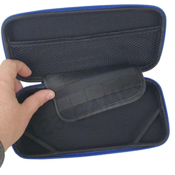 Imagem de Case Nintendo Switch Oled Bolsa Azul 27x12,5x4,5cm