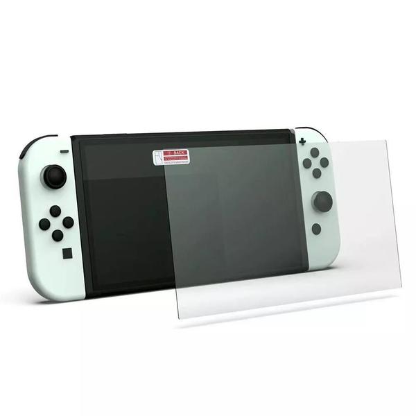 Imagem de Case Nintendo Switch Oled + Suporte + 4 Grips + 2 Películas