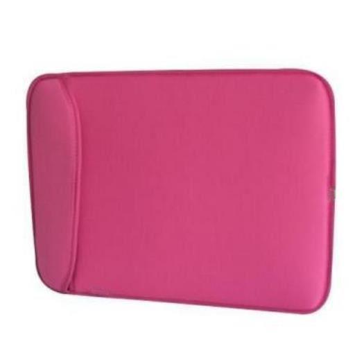 Imagem de Case Notebook Dupla Face Neoprene Reliza 10" Rosa / Preto