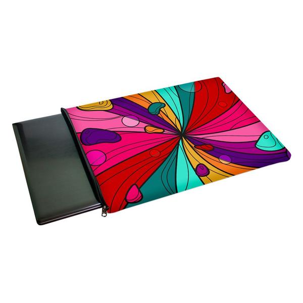 Imagem de Case notebook ziper lateral 15'' arco iris