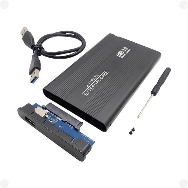 Imagem de Case Para Hd Externo Sata 2,5 Usb Hdsata25 Suporte Ate 3tb