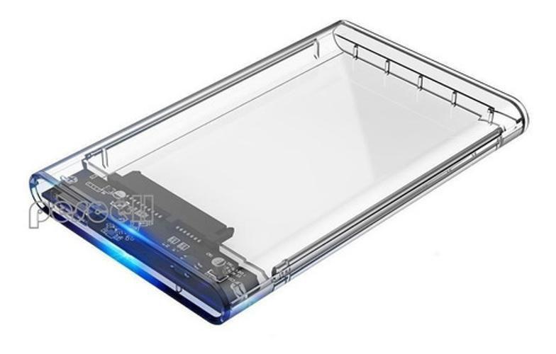 Imagem de Case Para Hd Externo Transparent Notebook Sata 2.5 Usb 3.0 2