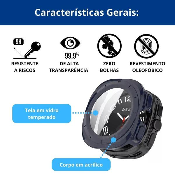 Imagem de Case Para Samsung Watch Ultra 47Mm - Proteção Anti Shock