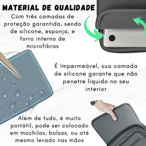 Imagem de Case Pasta Proteção Para Tablet Samsung S9 Fe 10.9 X510 X516