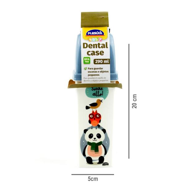 Imagem de Case Porta Escova de Dente Infantil Dental Case Escolar Plasutil