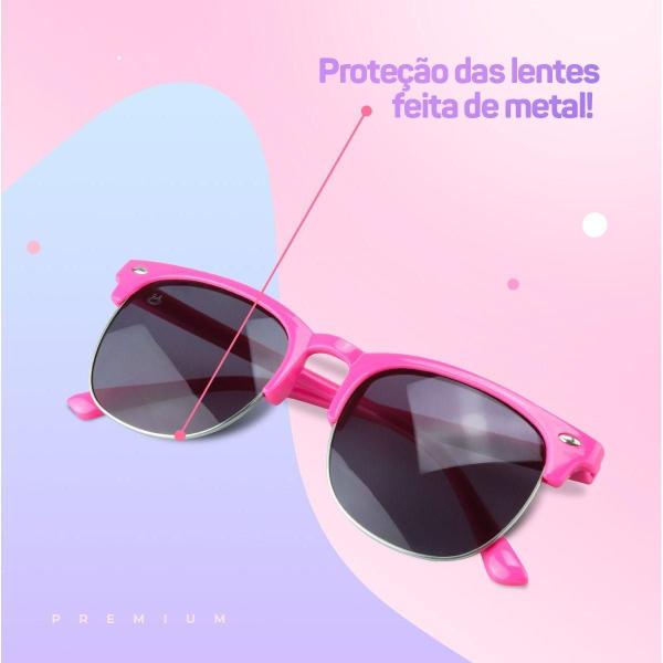 Imagem de Case Premium + Relogio Digital Infantil Rosa Led + Oculos