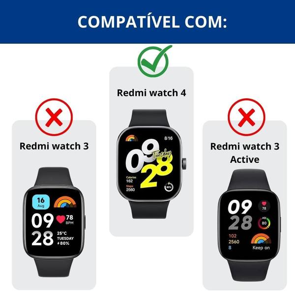 Imagem de Case Protetora Compatível Com Xiaomi Redmi Watch 4 1,97