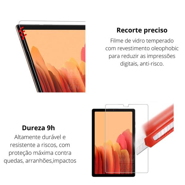 Imagem de Case Resistente A Quedas Para Galaxy Tab A7 Lite + Vidro 9h