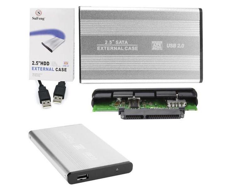 Imagem de Case slim em aluminio de HD 2.5 usb 2.0 de Notebook Externo