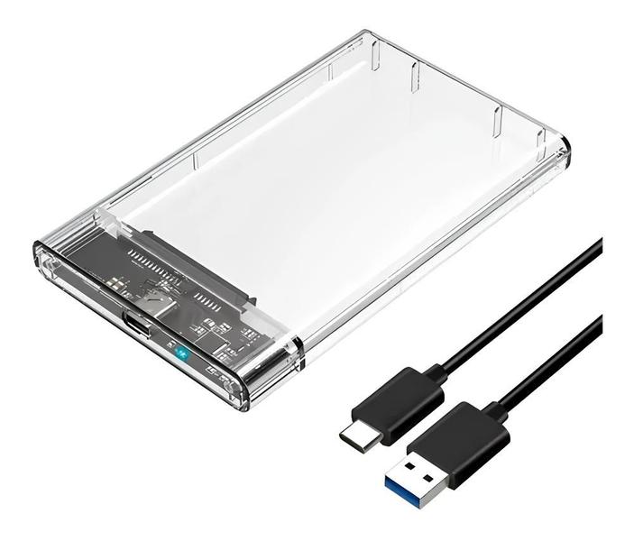 Imagem de Case Transparente Externo P/ Hd 3.5 Usb 3.0 Ate 3 Tb Nf