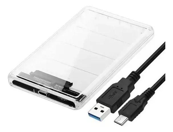 Imagem de Case Transparente Externo P/ Hd 3.5 Usb 3.0 Ate 3 Tb Nf