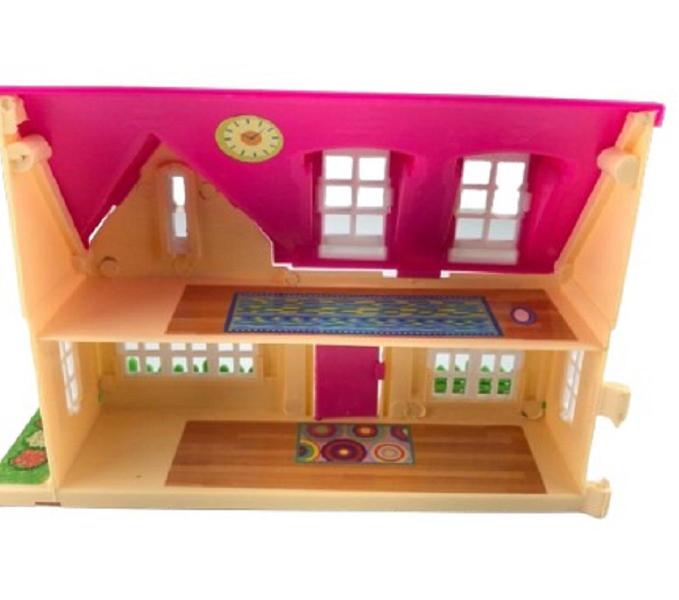 Imagem de Casinha Boneca brinquedo 8 pçs acessórios divertido novidade