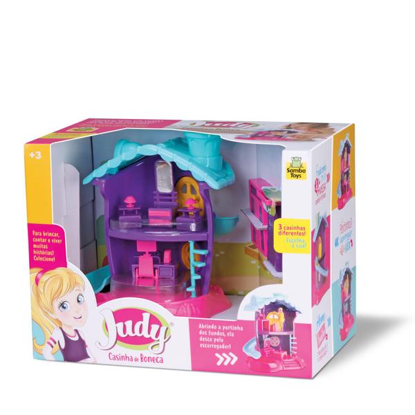 Imagem de Casinha Da Judy Quarto C/ Boneca E Acessórios - Samba Toys