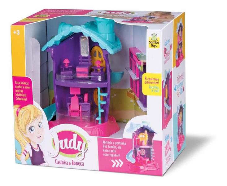 Imagem de Casinha De Boneca Da Judy Quarto C/ Acessórios Meninas - Samba Toys