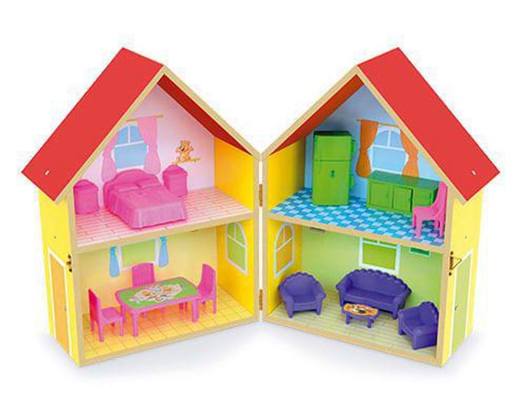 Imagem de Casinha de Madeira Infantil - Yellow House - Junges