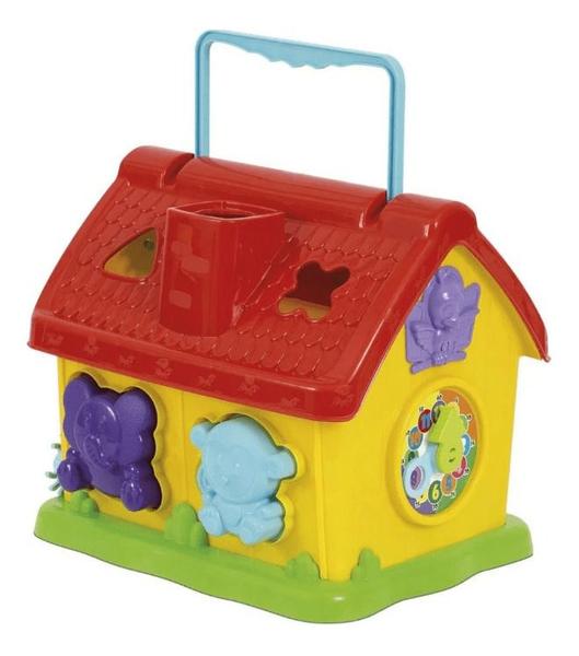 Casinha Didática Com Atividades Dinda Aranha - Mercotoys Imagem de Casinha Didática Com Atividades Dinda Aranha - Mercotoys