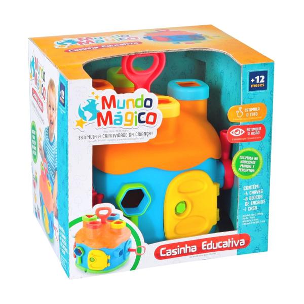 Imagem de Casinha Educativa Infantil Brinquedo Didático 6451 - Homeplay