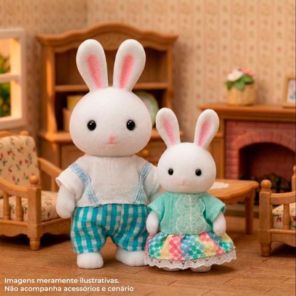 Casinha Feliz Coleção Família Dos Coelhos Com 4 Bonecos ZP01378