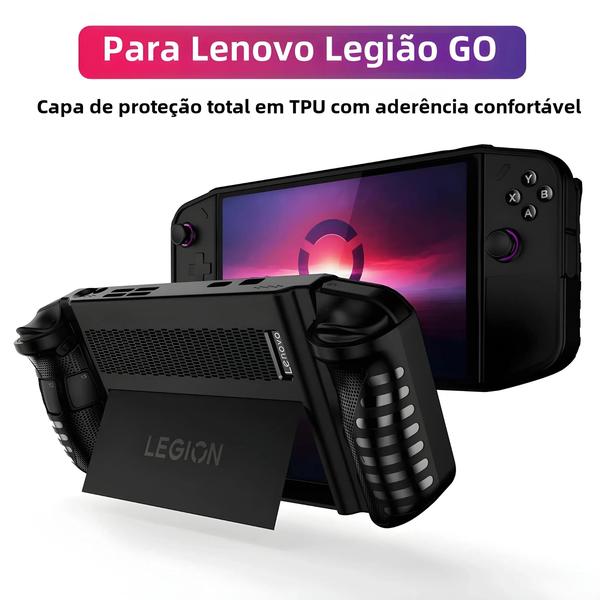 Imagem de Caso rígido TPU para Lenovo Legion GO, capa protetora portátil, acessórios Grip, 2023