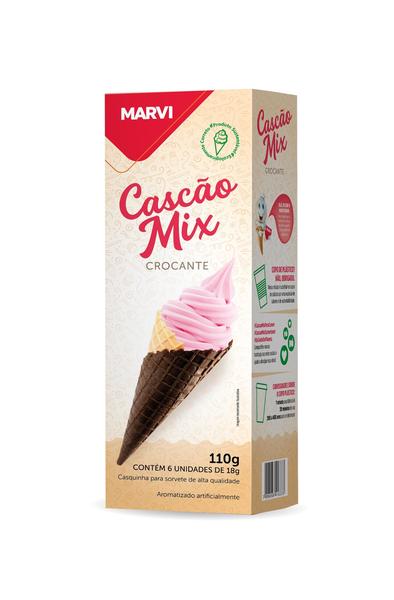 Imagem de Casquinha b doce mix 138 g  marvi