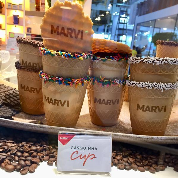 Casquinha Cup 130 Ml Marvi Cafés 6Un - Marvi alimentos Imagem de Casquinha Cup 130 Ml Marvi Cafés 6Un