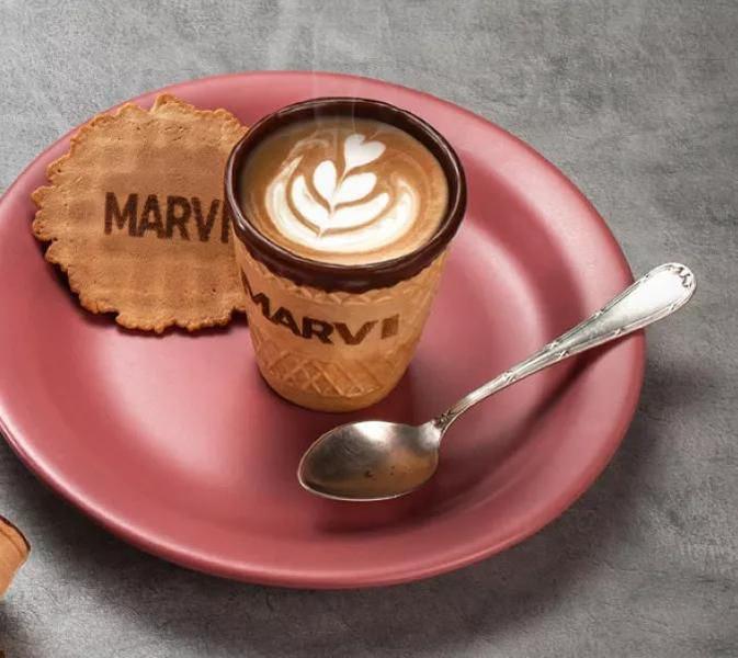 Casquinha cup 130ml cafes marvi cx 36 copos Imagem de Casquinha cup 130ml cafes marvi cx 36 copos
