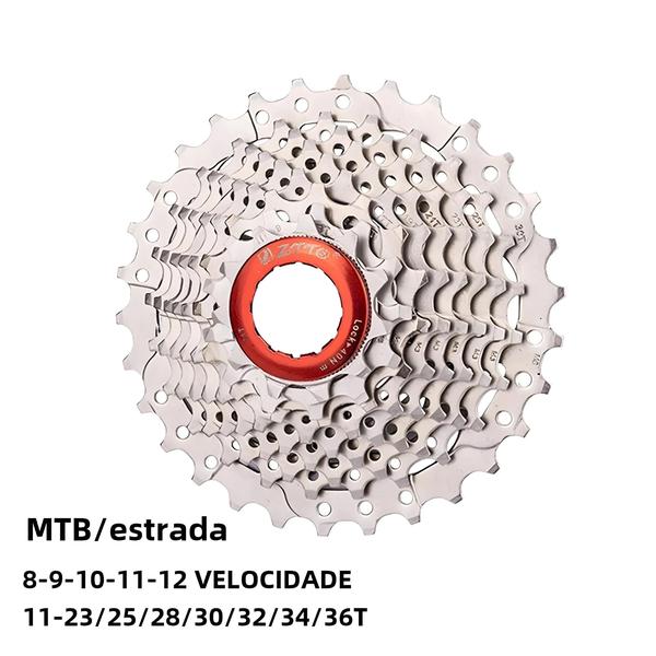 Imagem de Cassete 11 Velocidades para Bicicleta de Estrada/MTB - 25T/28T/30T/32T/34T/36T