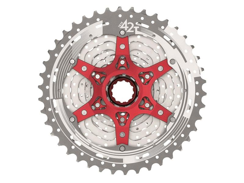 Imagem de Cassete 11v sunrace mx8 11/42d - mtb 2x11v - serve com shimano m7000 m8000