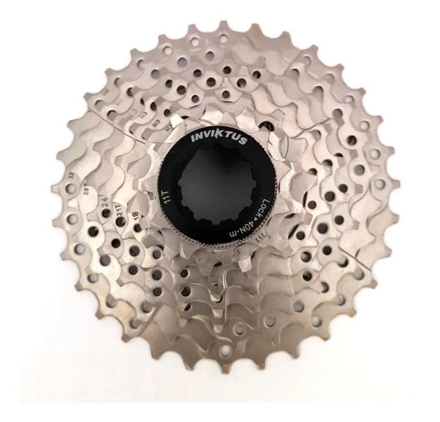 Imagem de Cassete k7 8v inviktus 11-36 dentes index compativel shimano