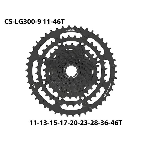 Imagem de Cassete Shimano 11 Velocidades para Mountain Bike MTB - 11-36T, 39T-50T (LG300, LG400, LG700)