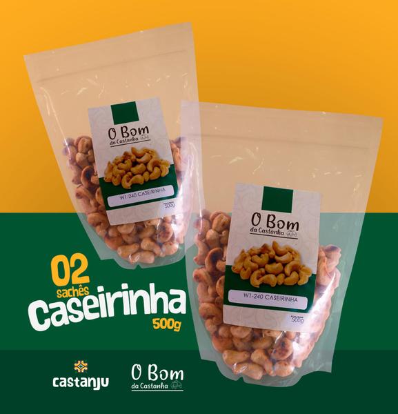 Imagem de Castanha de caju caseirinha - 2 Sachês 500g