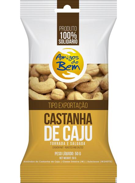 Imagem de Castanha De Caju Salgada Amigos Do Bem 50G