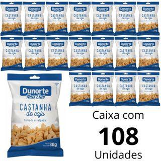 Imagem de Castanha De Caju Torrada E Salgada Dunorte Pacote De 30g Caixa Com 108 Unidades Para Hotel Pousada