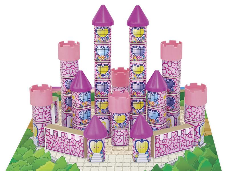 Imagem de Castelo das Fadas Construção Bloquinhos de Madeira Junges