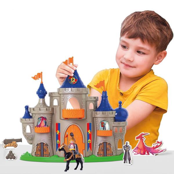 Castelo De Brinquedo Infantil Medieval Boneco - Samba Toys Imagem de Castelo De Brinquedo Infantil Medieval Boneco - Samba Toys