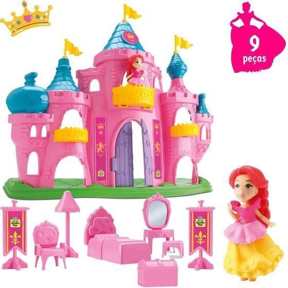 Imagem de Castelo Princesa Judy mais carrinho Sorveteria food truck Judy Sambatoys brinquedo menina