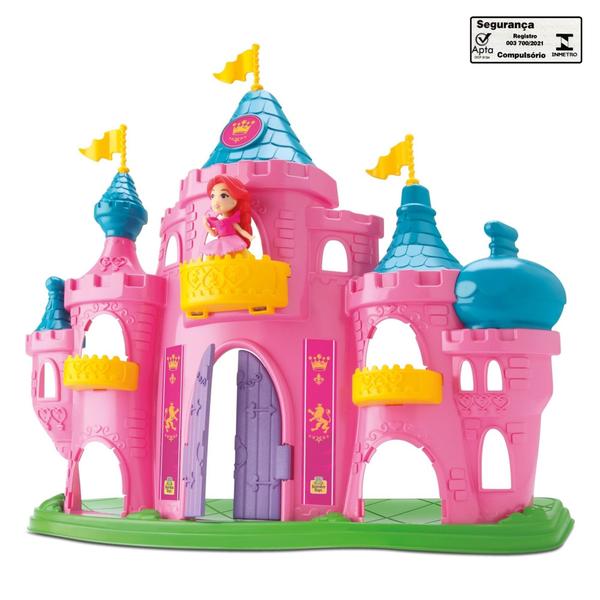 Imagem de Castelo Princesa Judy Samba Toys com Boneca e Acessorios Playset Brinquedo Infantil Recreativo